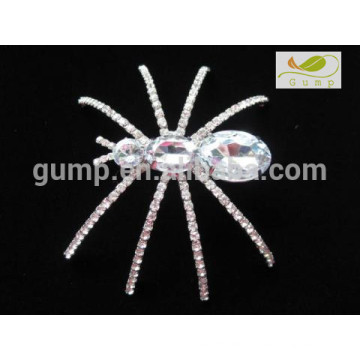 Dekorative Spinne Strass Brosche